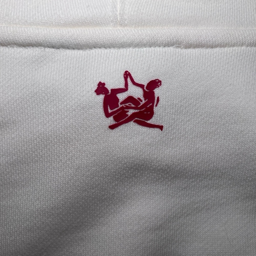 Adidas originals x Thebe Magugu Cropped Hoodie Sweatshirt - Picture 7 of 7